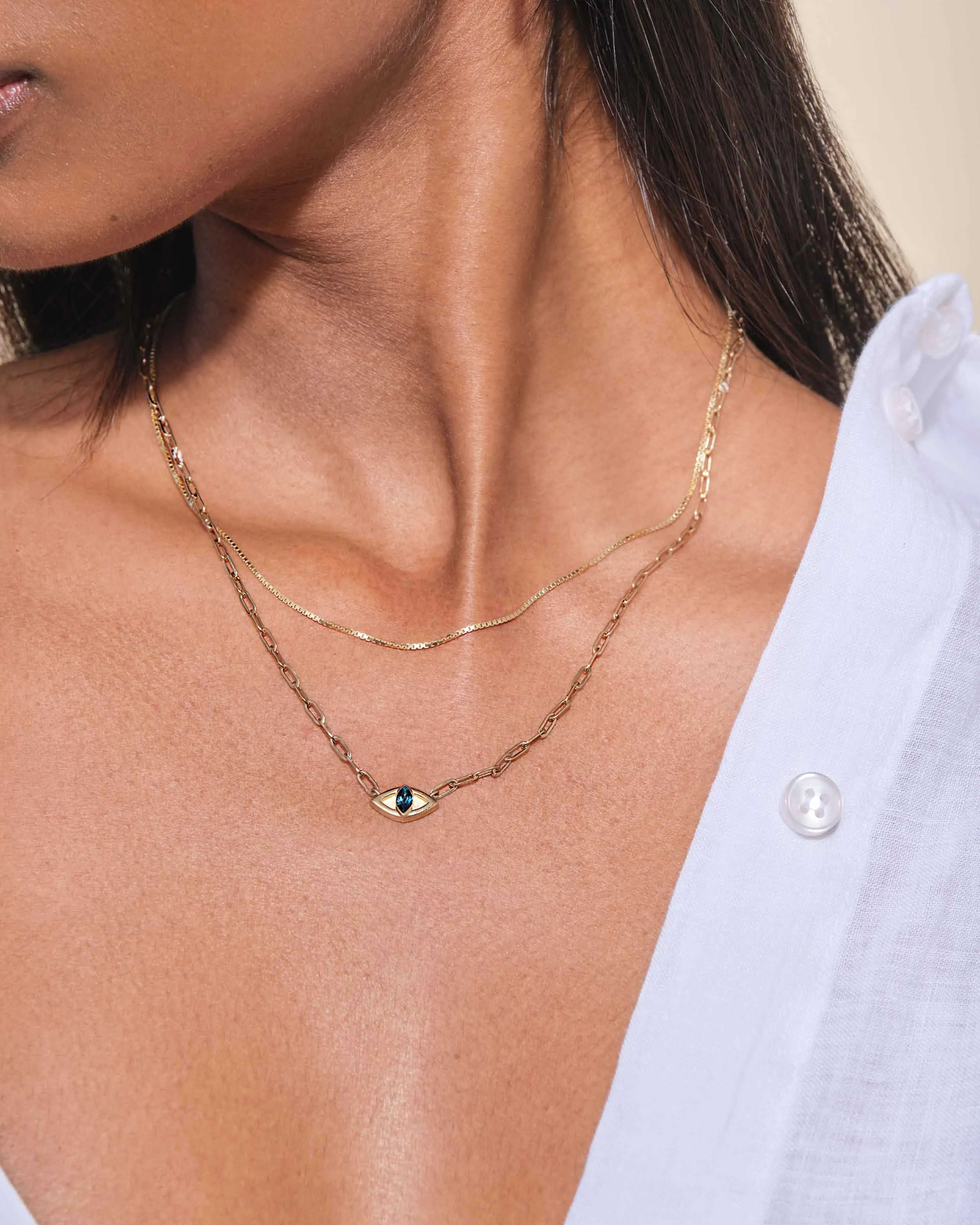 Evil Eye Statement Necklace