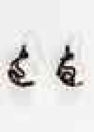 Float Bead Earring in Pearl