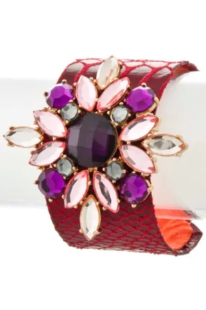 Flower Cuff Bracelet