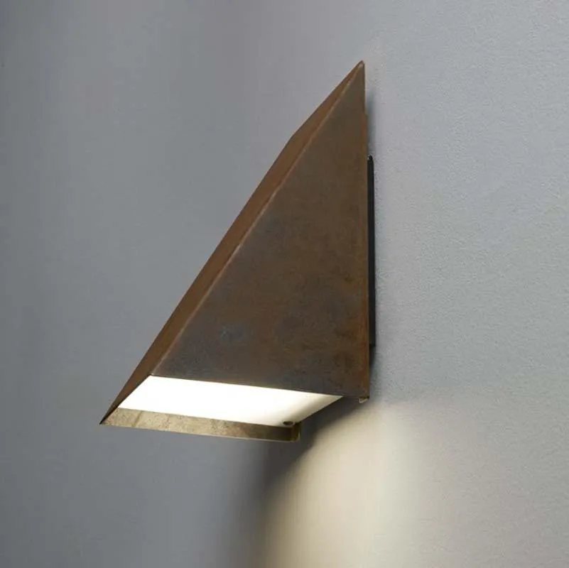 Fortis 18400CS Outdoor Opal Acrylic Coretn Steel Sconce By Ultralights Lighting