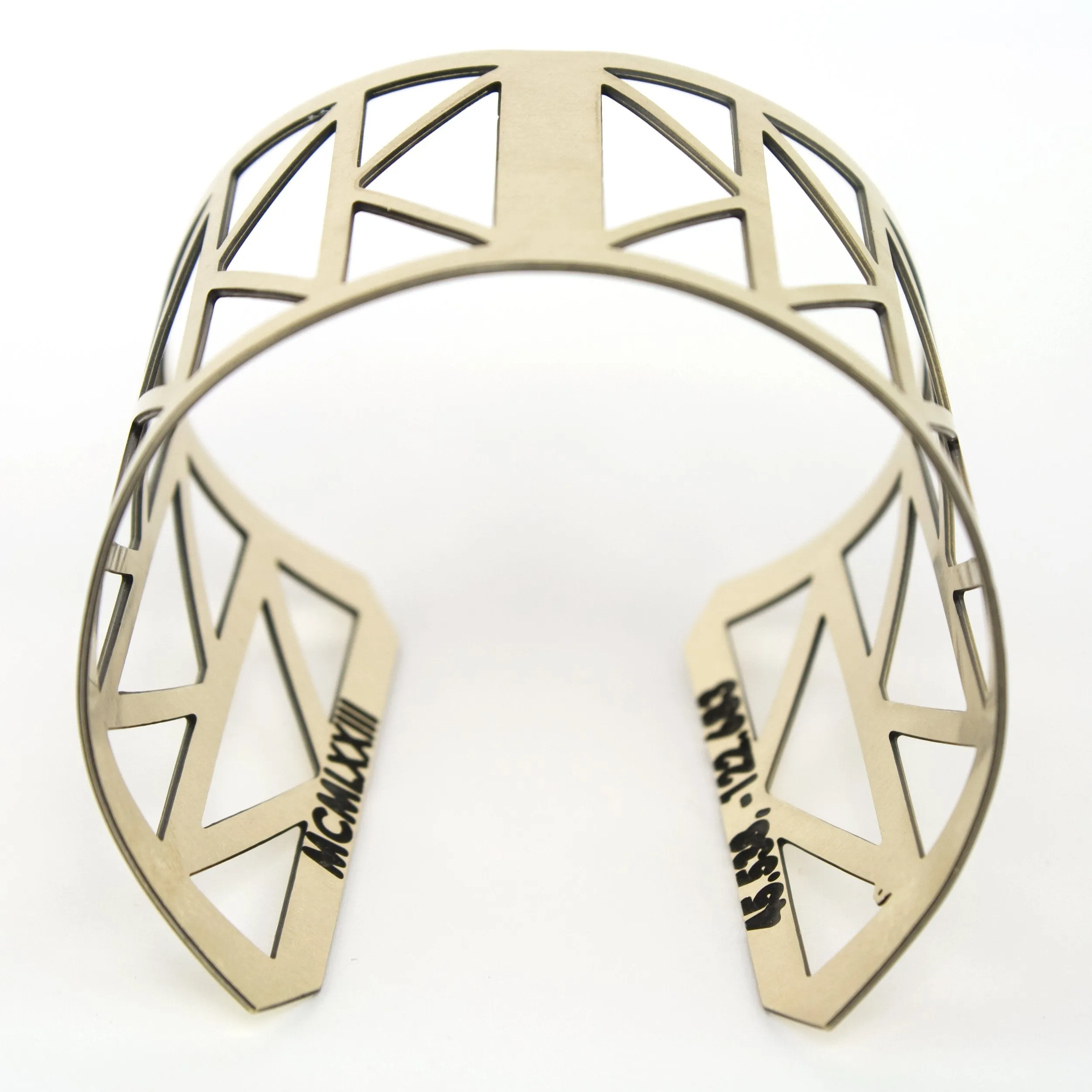 Fremont Bridge cuff bracelet