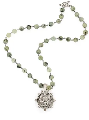 French Kande Prehinite with Indochine Medallion