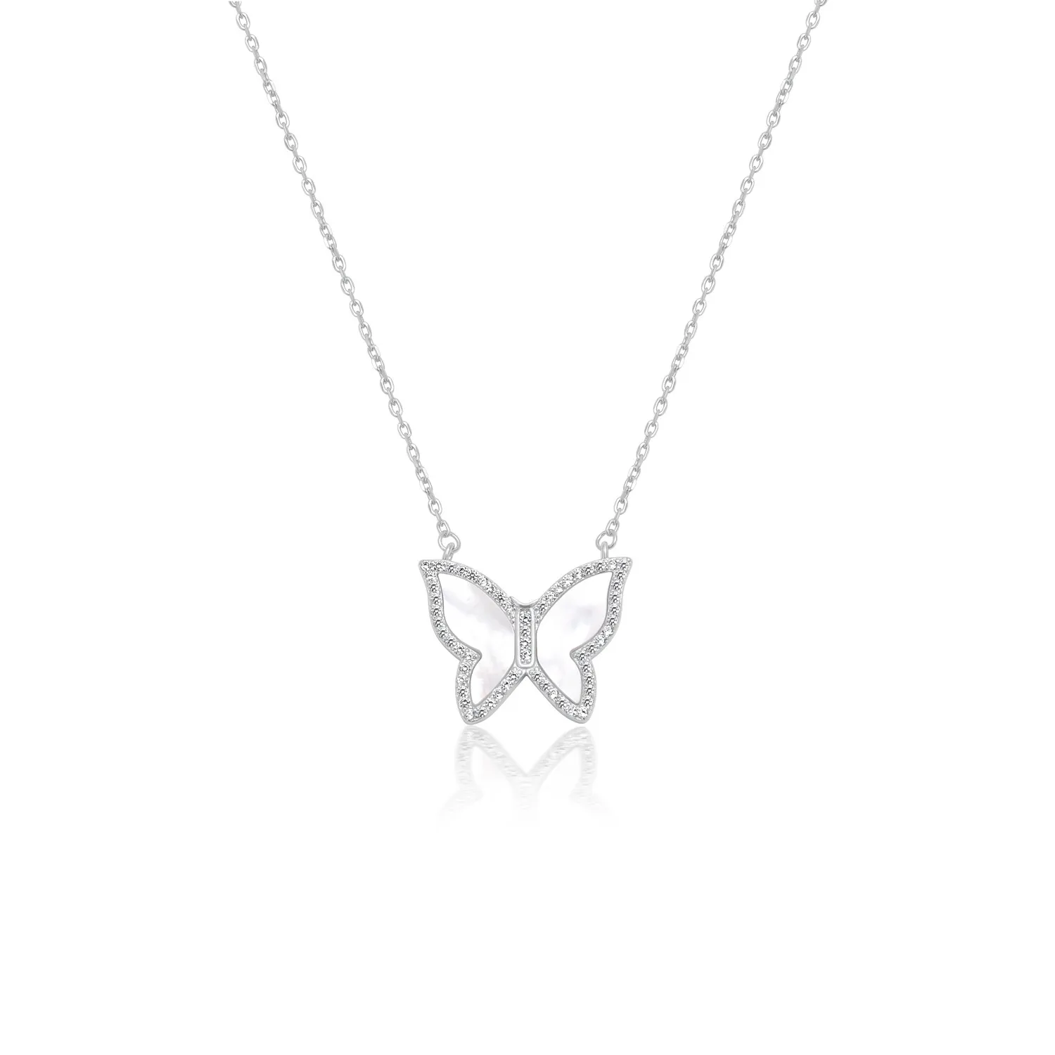 Gem Butterfly Necklace
