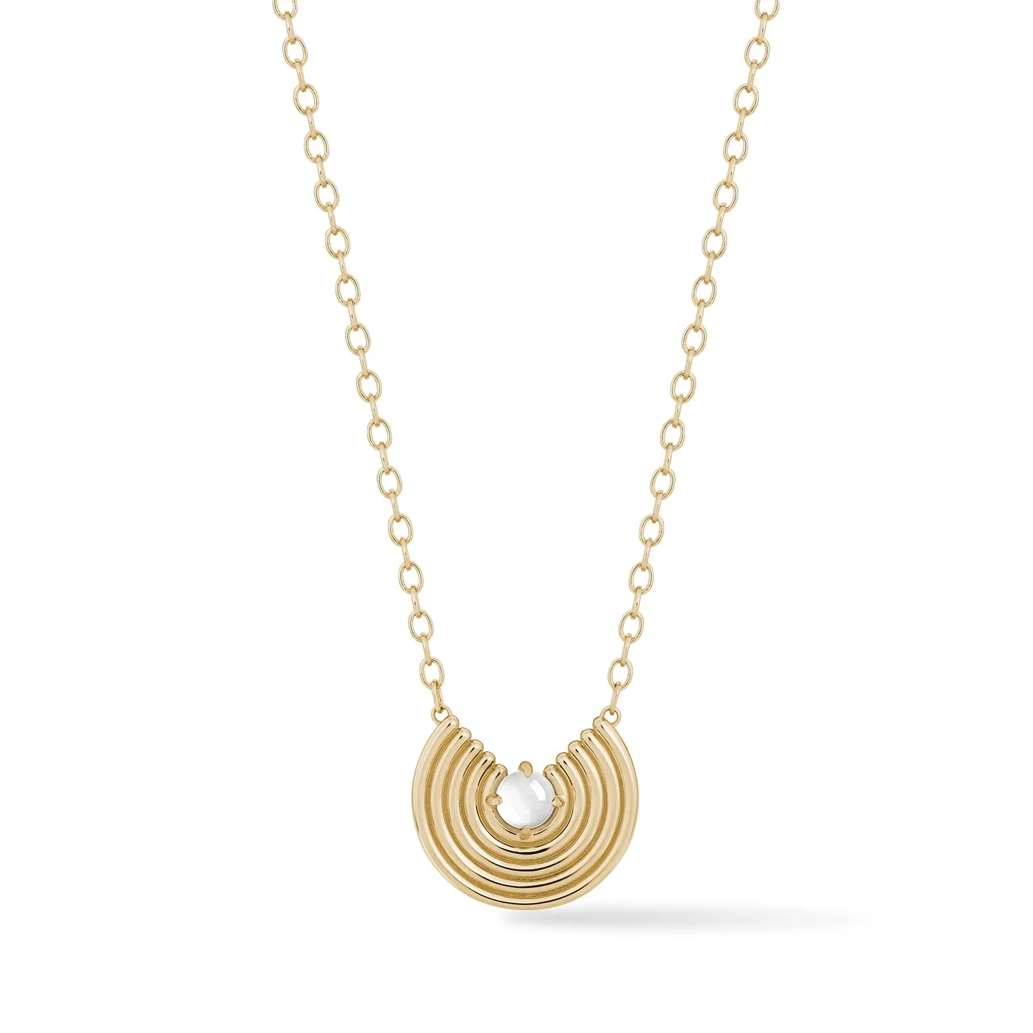 Grand Revival Birthstone Necklace - White Topaz