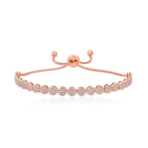 Graziela Cascade Bolo Bracelet in Rose Gold