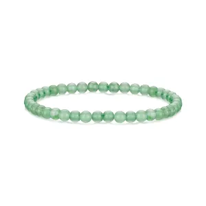 Green Aventurine Mini Beaded Gemstone Stretch Bracelet