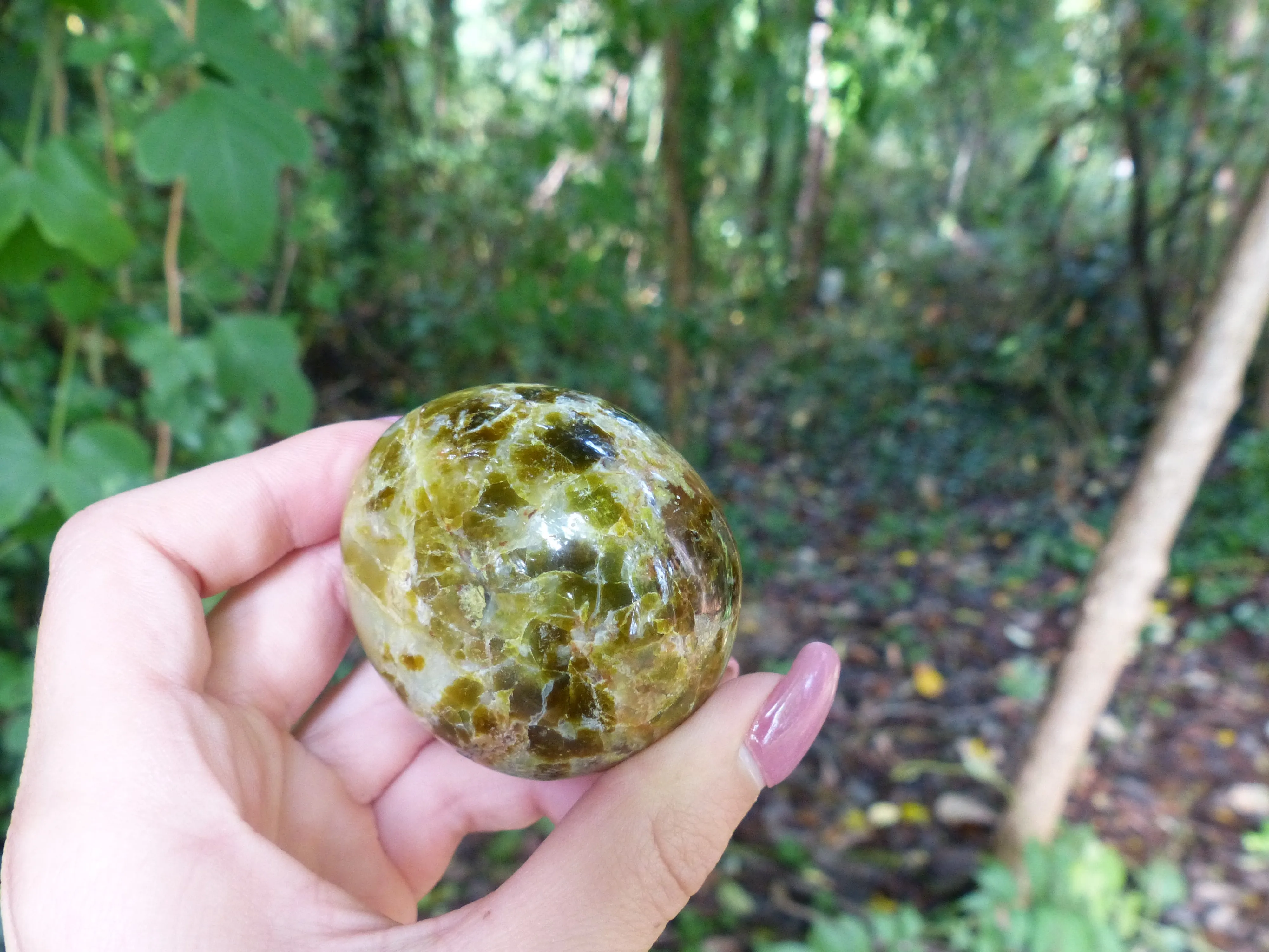 Green Opal Palm Stone (#7)