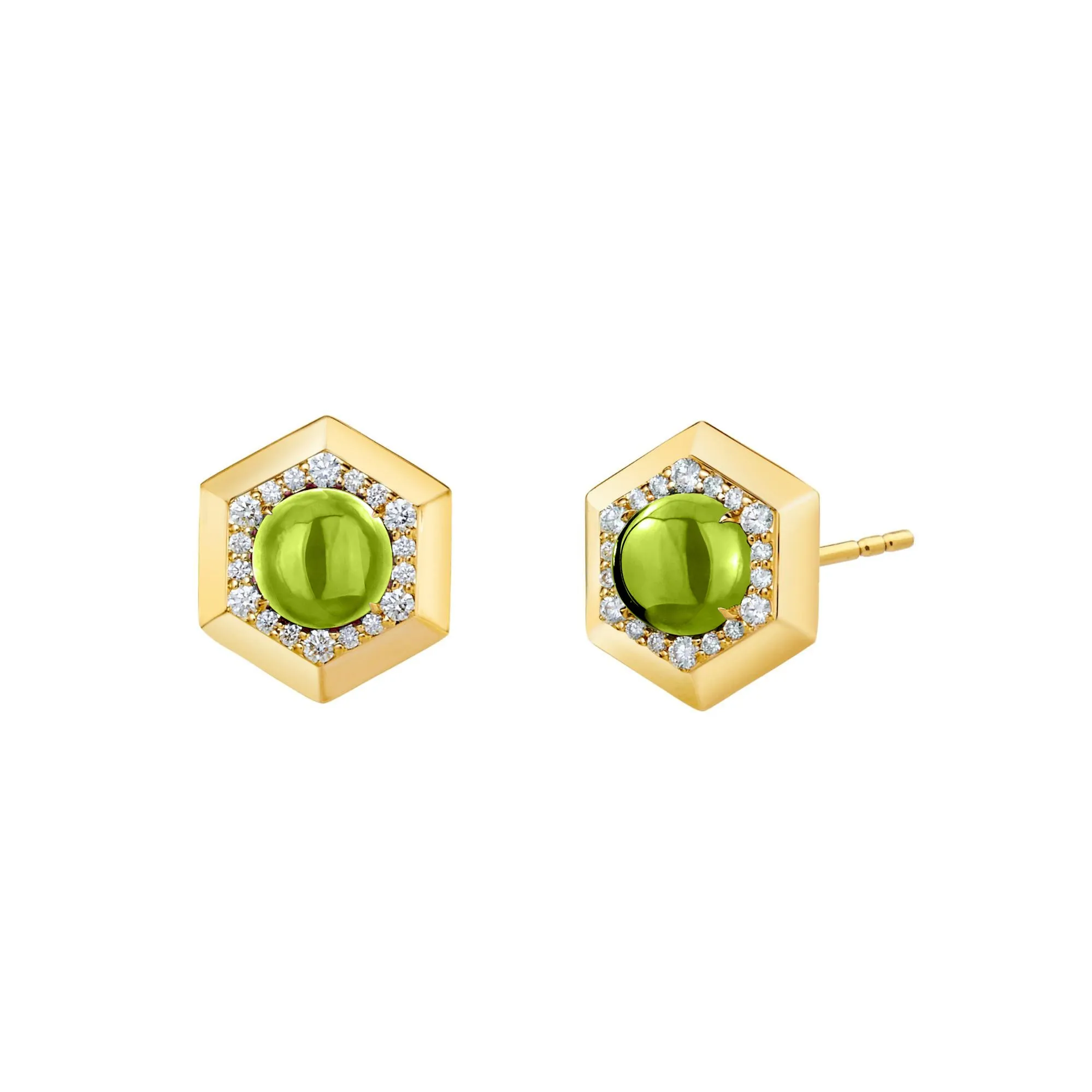 Hexagon Earrings