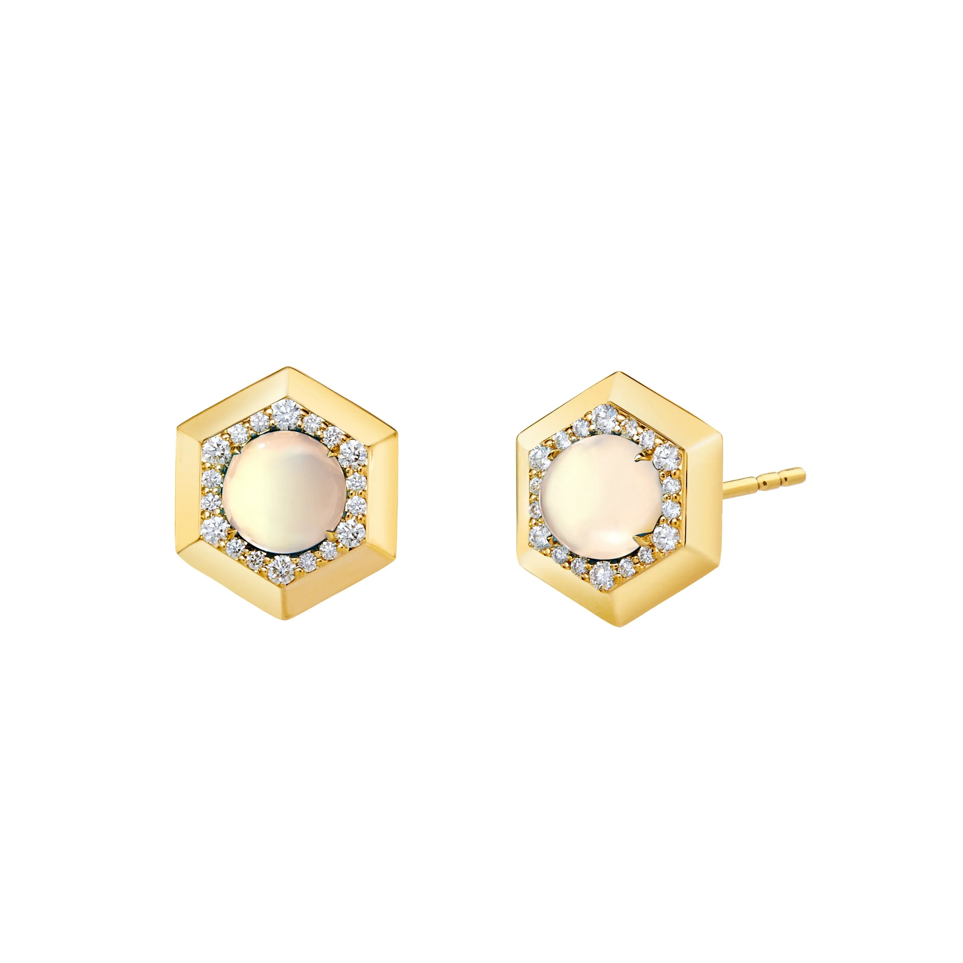 Hexagon Earrings