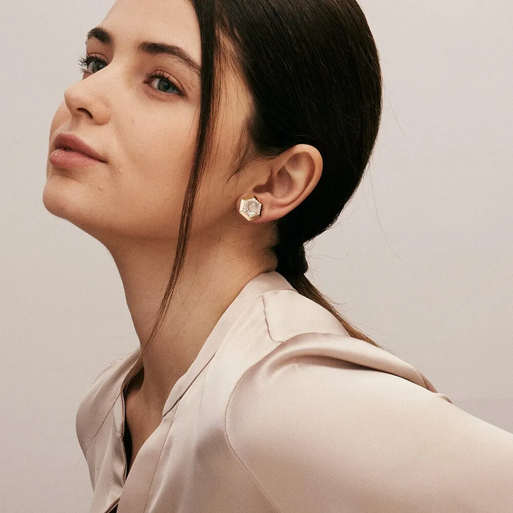 Hexagon Earrings