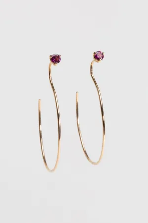 Hoop Threader Earrings - Small