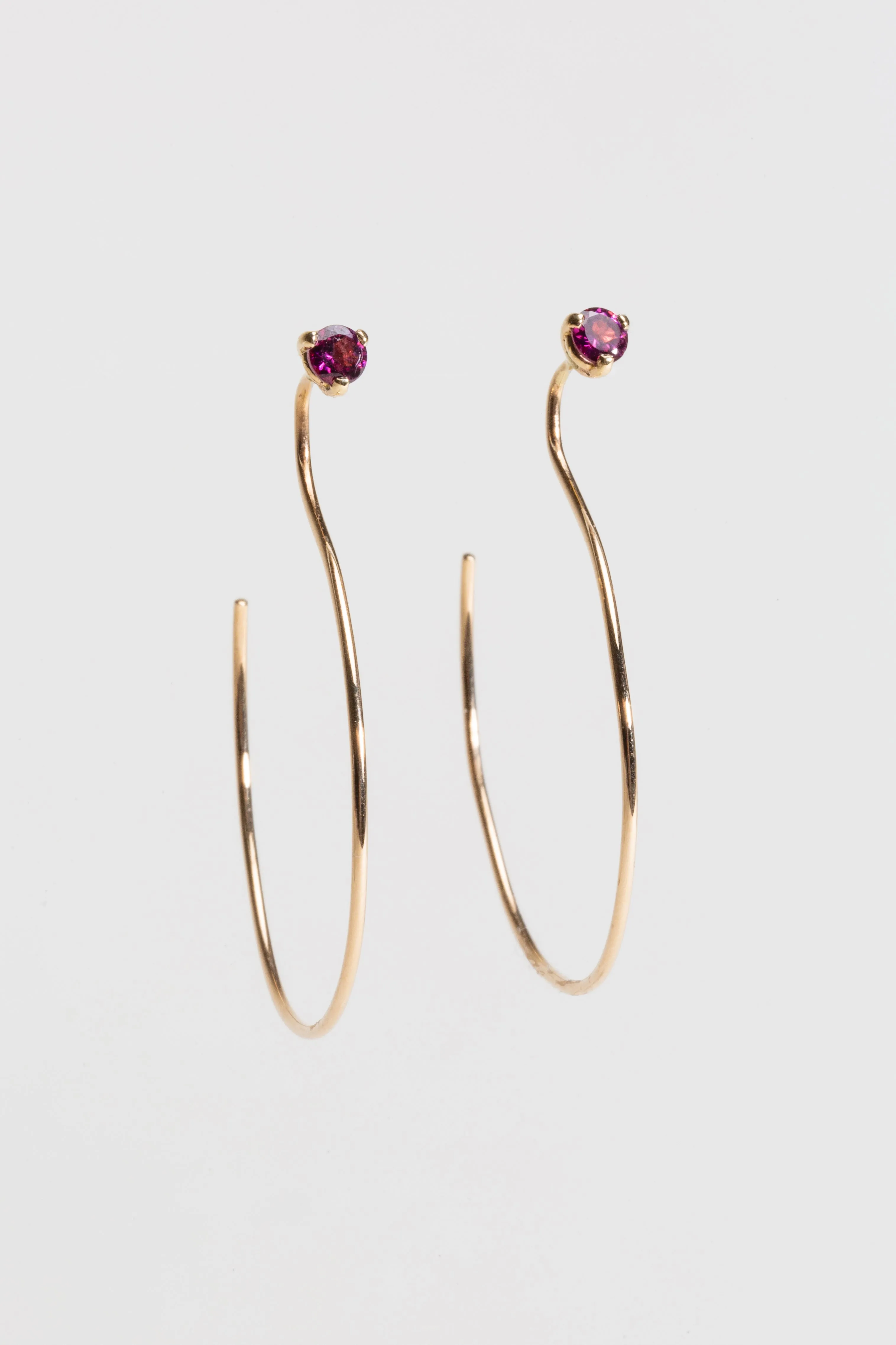 Hoop Threader Earrings - Small