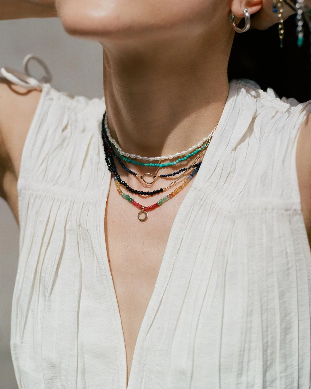 Hydra Beaded Chain Necklace