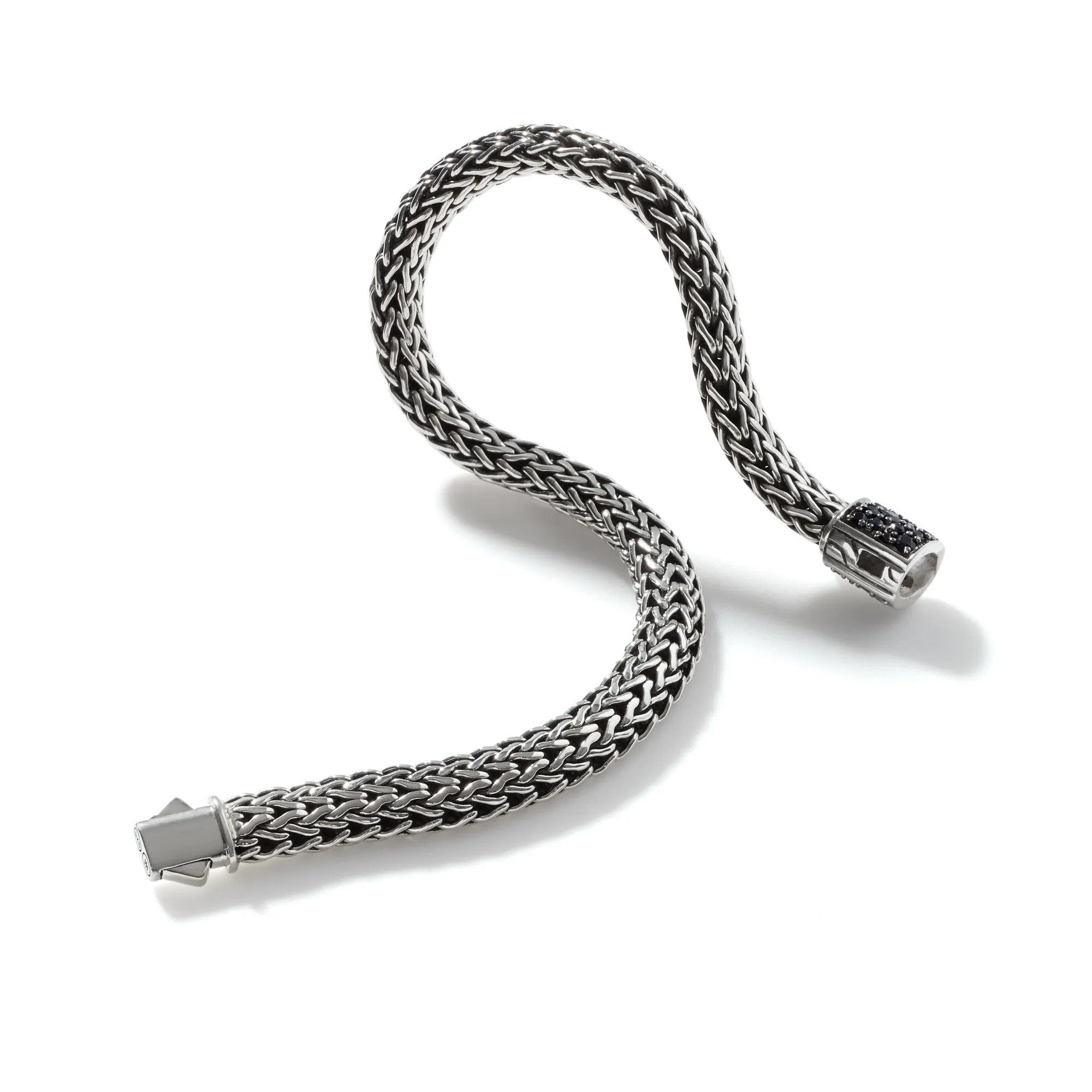 Icon Bracelet, Sterling Silver, Reversible Gemstones, 6.5MM|BBS90422RVBLS2AQ