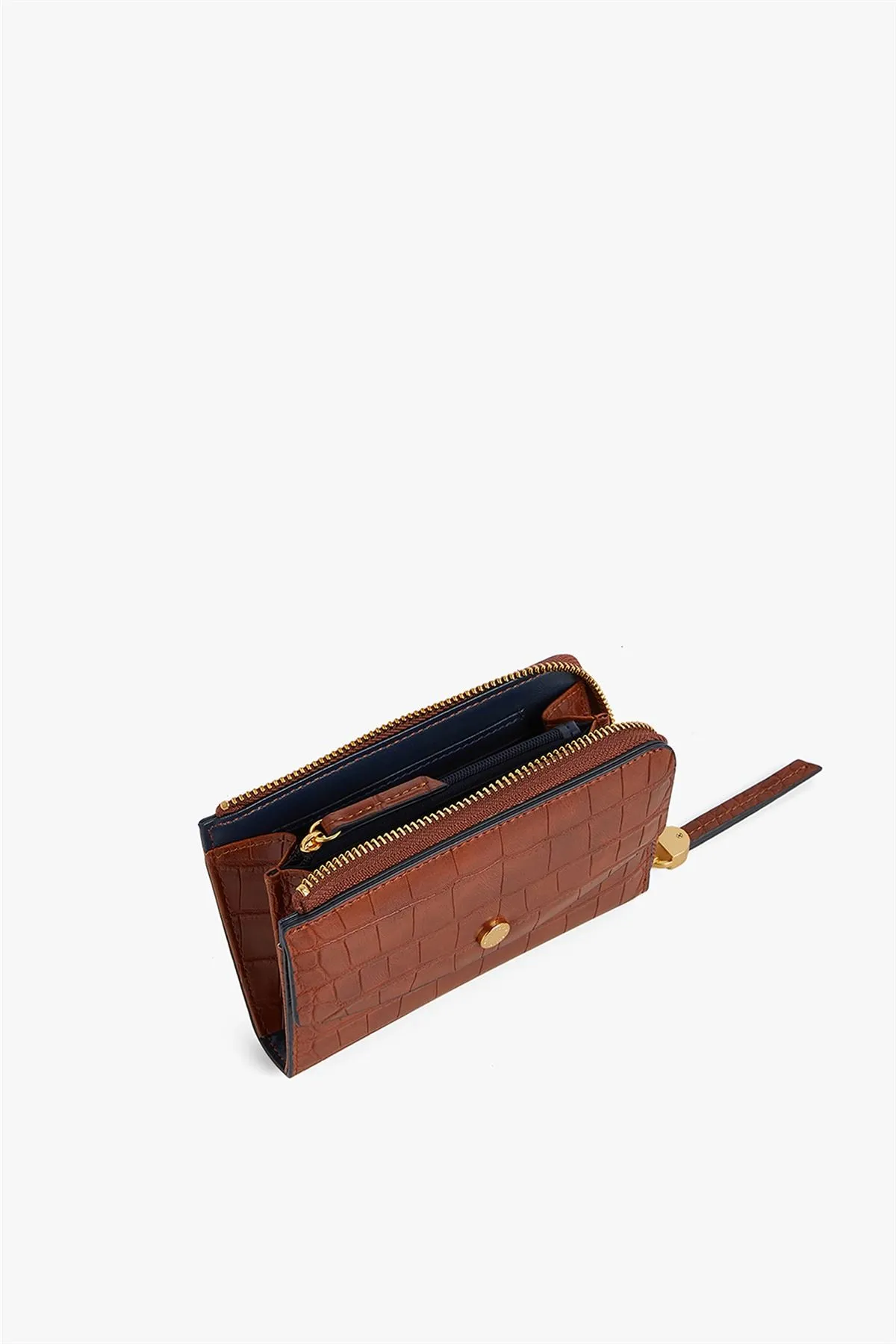 Jasper Conran Amber Small Zip Around Faux Croc Purses