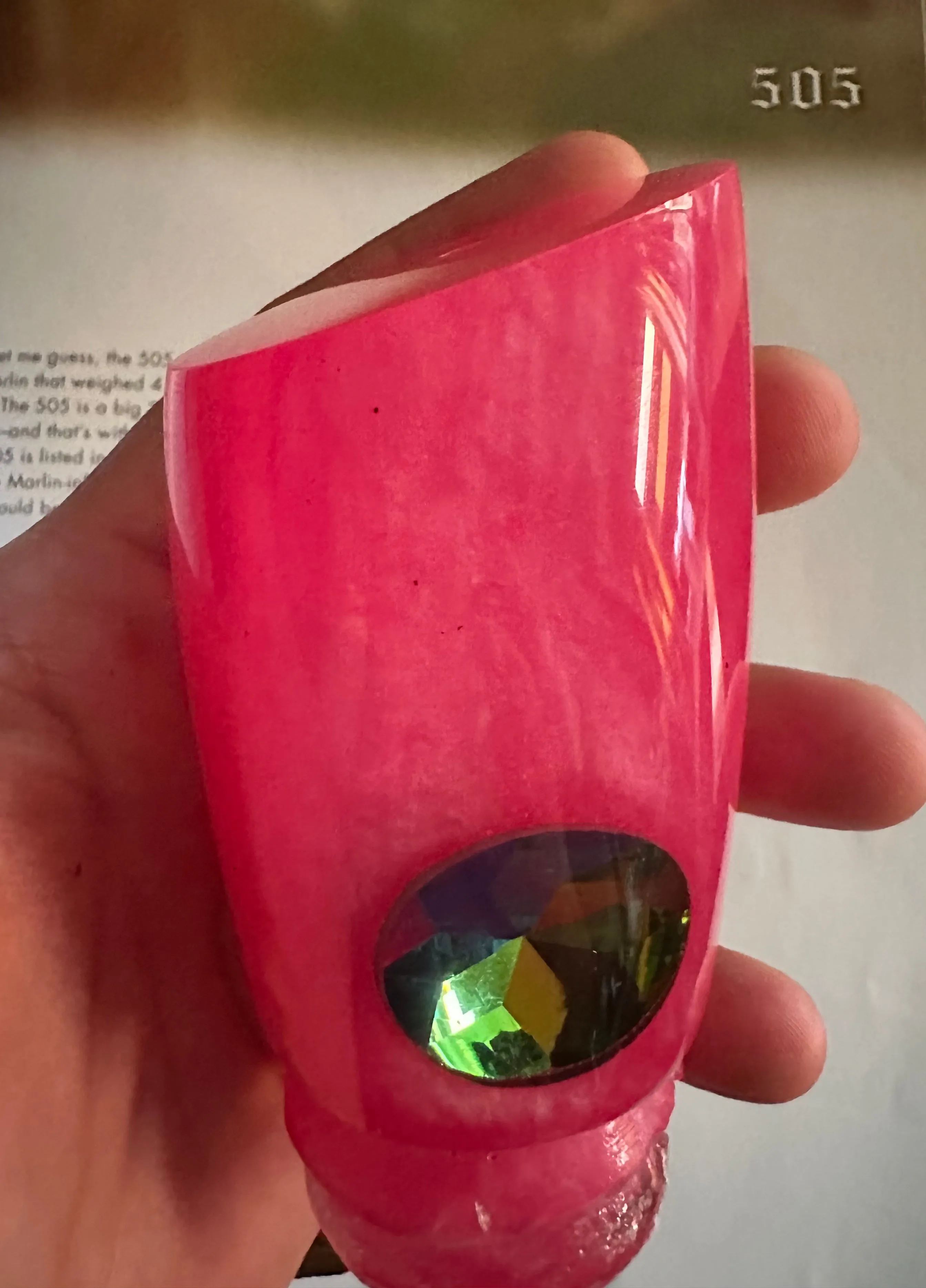 Joe Yee Rare Jewel Eyes 505 Classic Pink Pearl Big