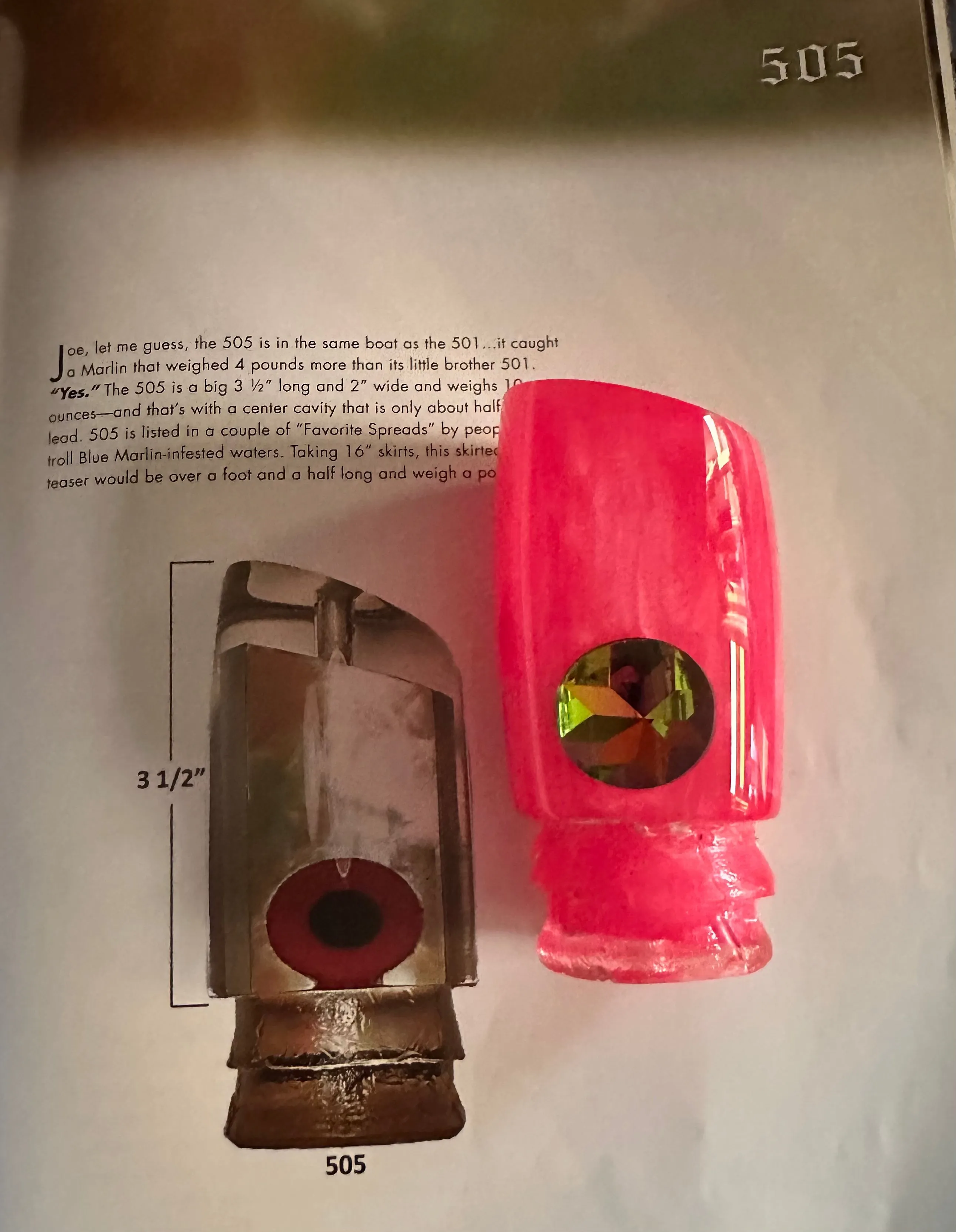 Joe Yee Rare Jewel Eyes 505 Classic Pink Pearl Big