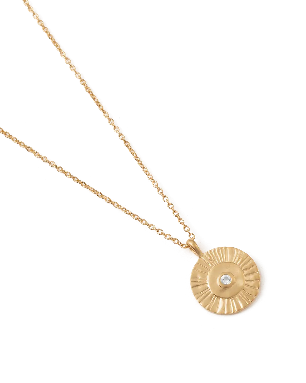 Kirstin Ash Afterglow Coin Necklace, Gold or Silver