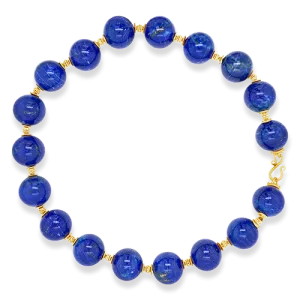 Lapis Bead Estate Necklace