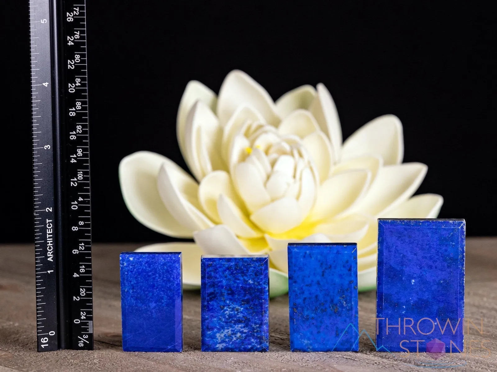 LAPIS LAZULI Crystal Cabochon - Rectangle Tile - Gemstone, Jewelry Making, Crystals, E1707