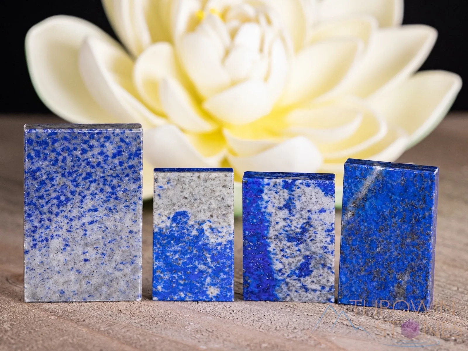 LAPIS LAZULI Crystal Cabochon - Rectangle Tile - Gemstone, Jewelry Making, Crystals, E1707
