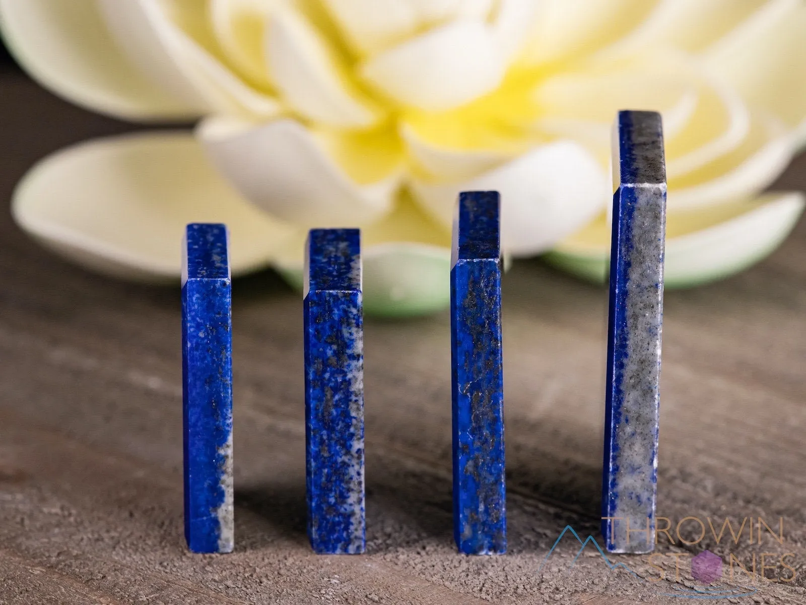 LAPIS LAZULI Crystal Cabochon - Rectangle Tile - Gemstone, Jewelry Making, Crystals, E1707