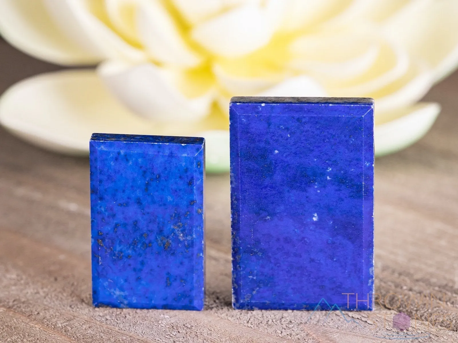 LAPIS LAZULI Crystal Cabochon - Rectangle Tile - Gemstone, Jewelry Making, Crystals, E1707
