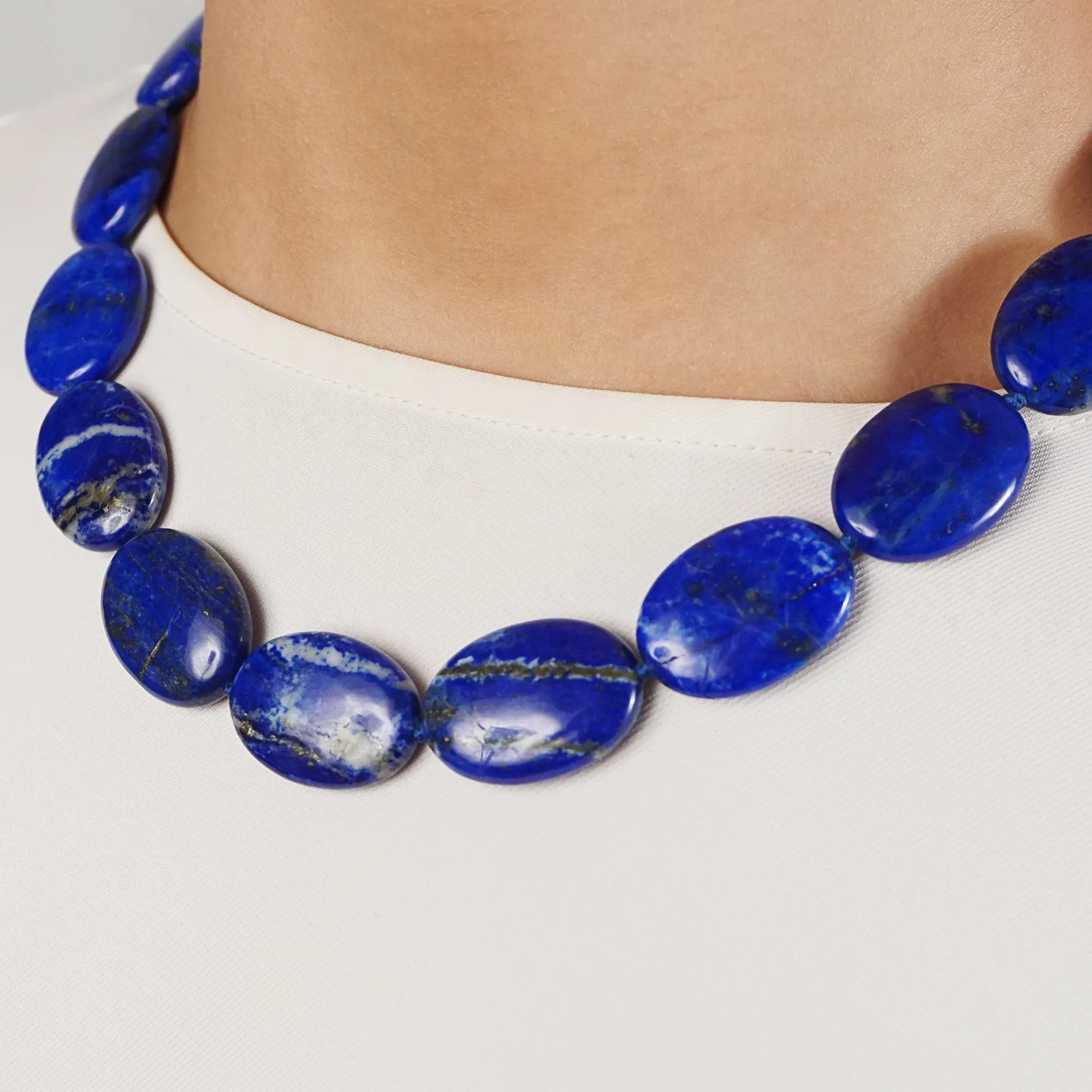 Lapis Lazuli Flat Oval