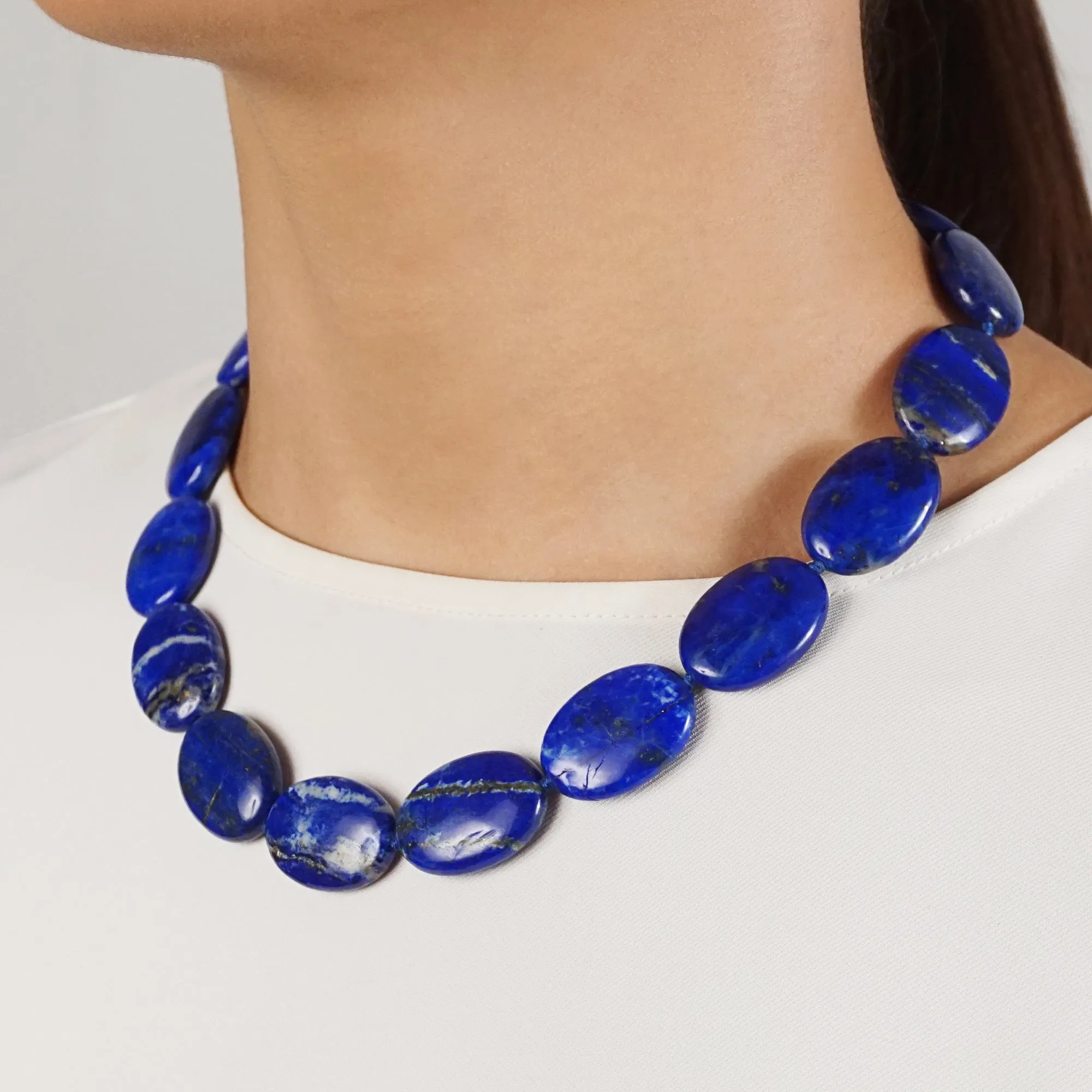 Lapis Lazuli Flat Oval
