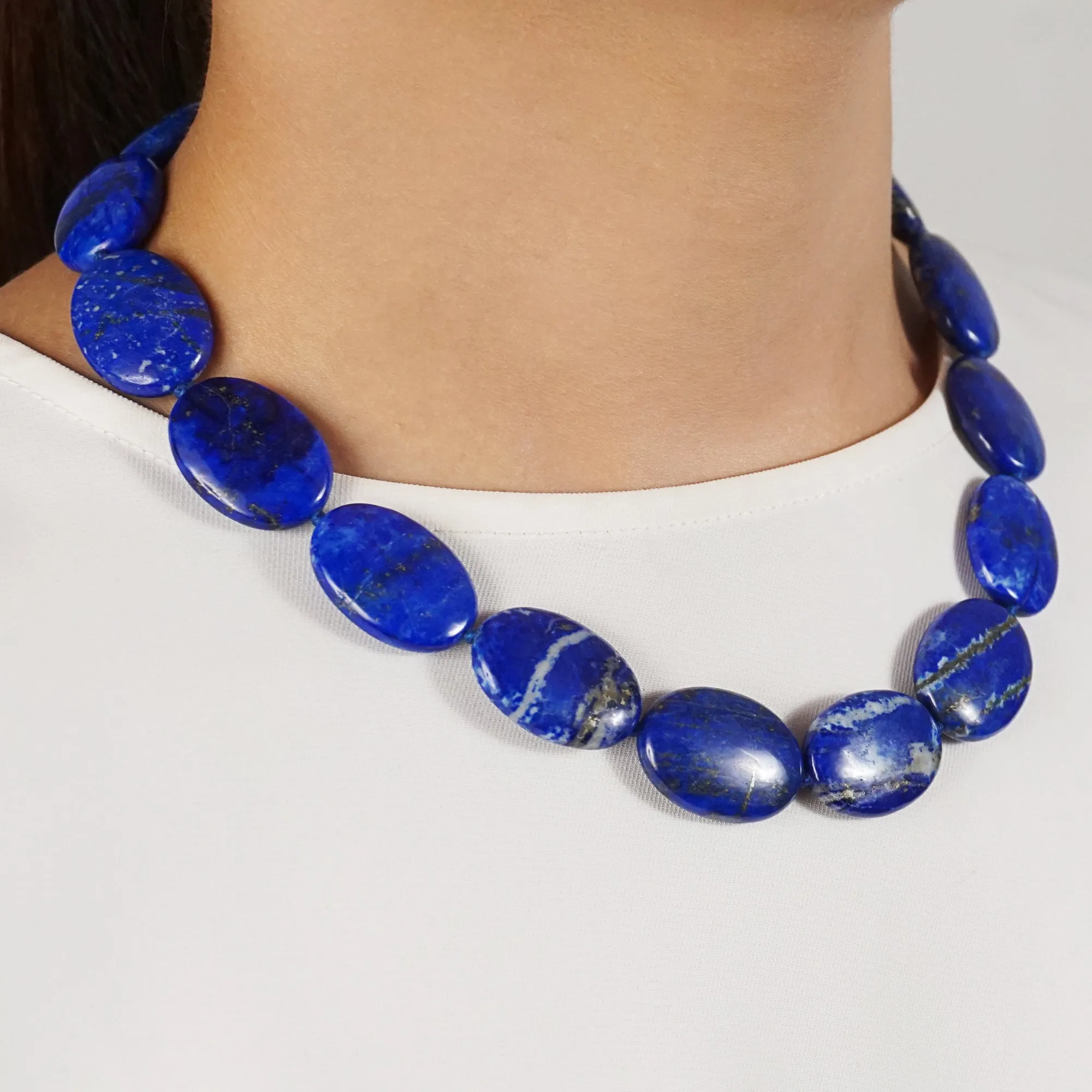 Lapis Lazuli Flat Oval