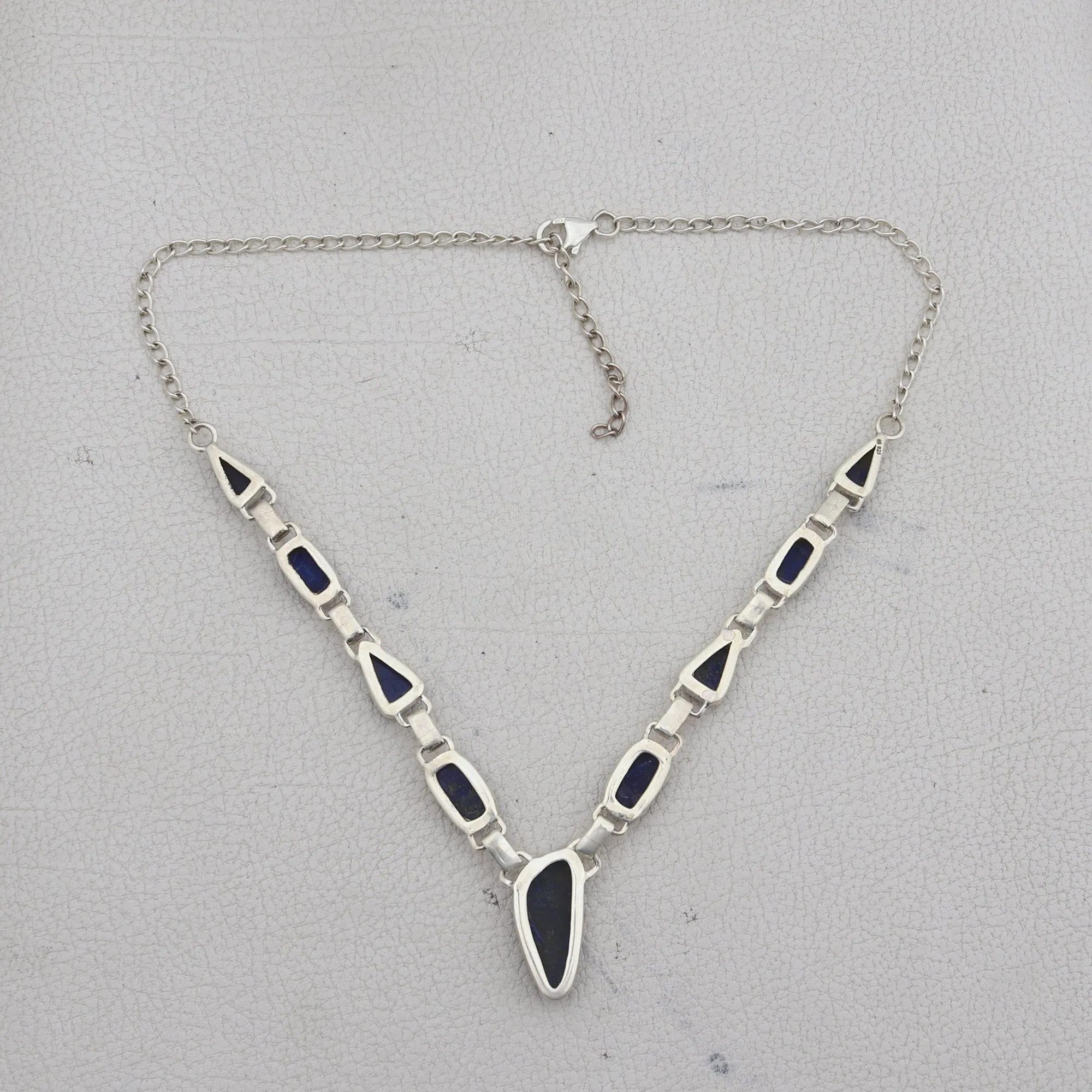 Lapis Lazuli Silver Necklace