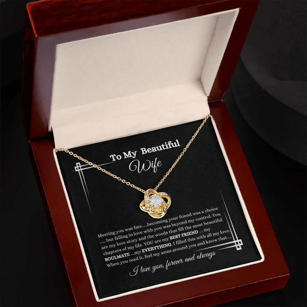 Love Knot Necklace/Beautiful Wife
