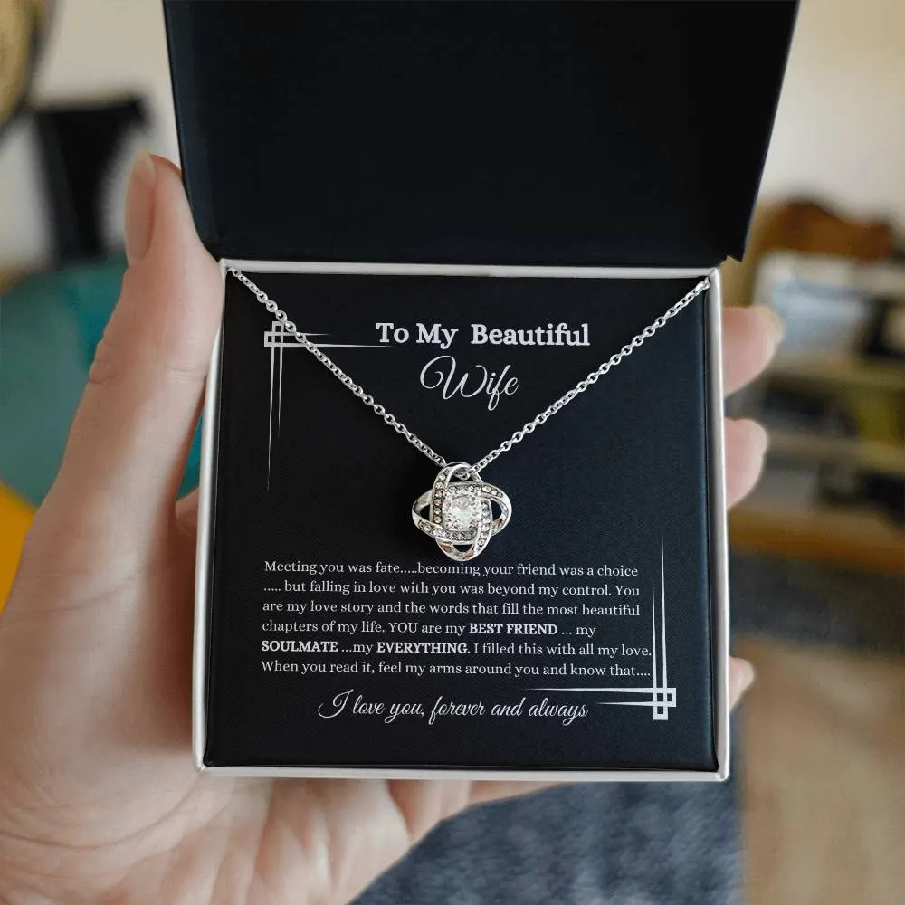 Love Knot Necklace/Beautiful Wife