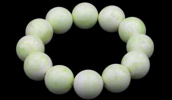 Luxury Lime Chrysoprase Natural Gemstone Bracelet