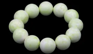 Luxury Lime Chrysoprase Natural Gemstone Bracelet