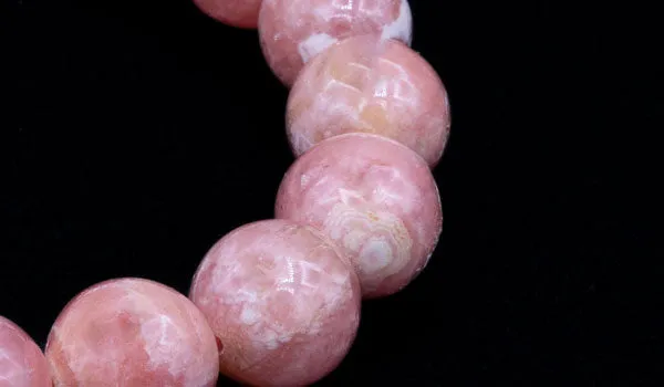 Luxury Rhodochrosite Natural Gemstone Bracelet