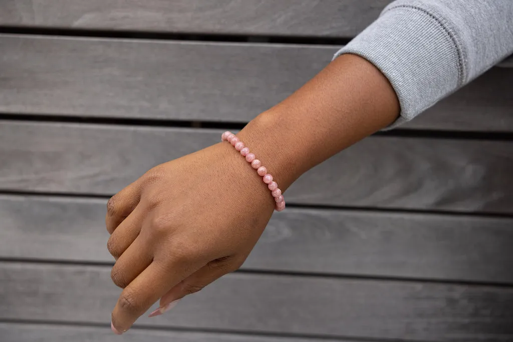 Luxury Rhodochrosite Natural Gemstone Bracelet