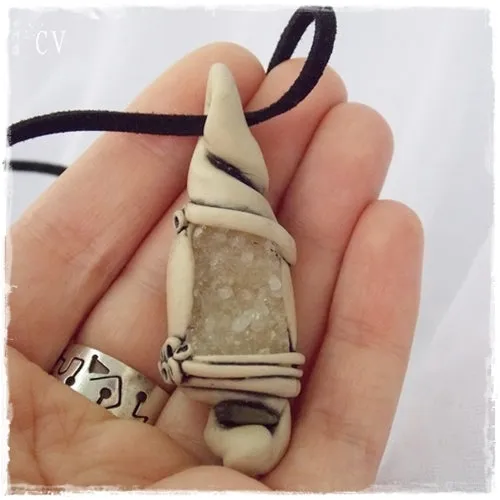 Meditation Quartz Crystal Pendant