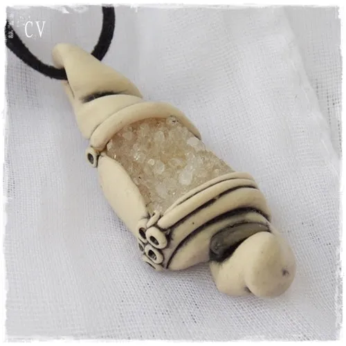 Meditation Quartz Crystal Pendant