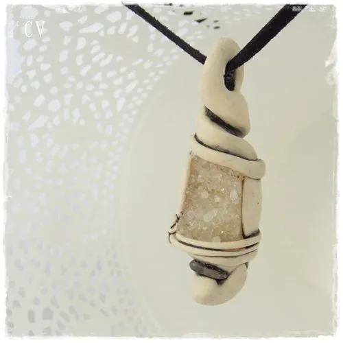 Meditation Quartz Crystal Pendant