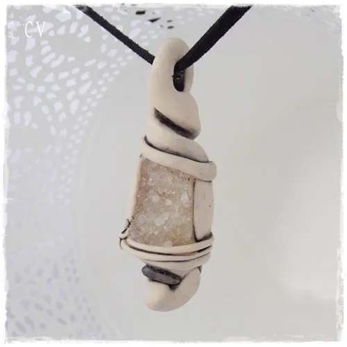 Meditation Quartz Crystal Pendant