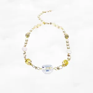 Metropolis Hermit Gem Station Necklace