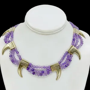 Metropolitan Museum of Art MMA gold over sterling silver  Claw of Sithathoryunet necklace GM165