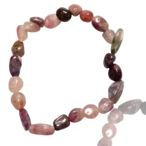 Mixed Tourmaline Nugget Bracelet