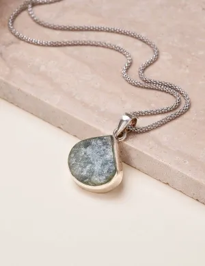 Natural Aquamarine Necklace - Free Form