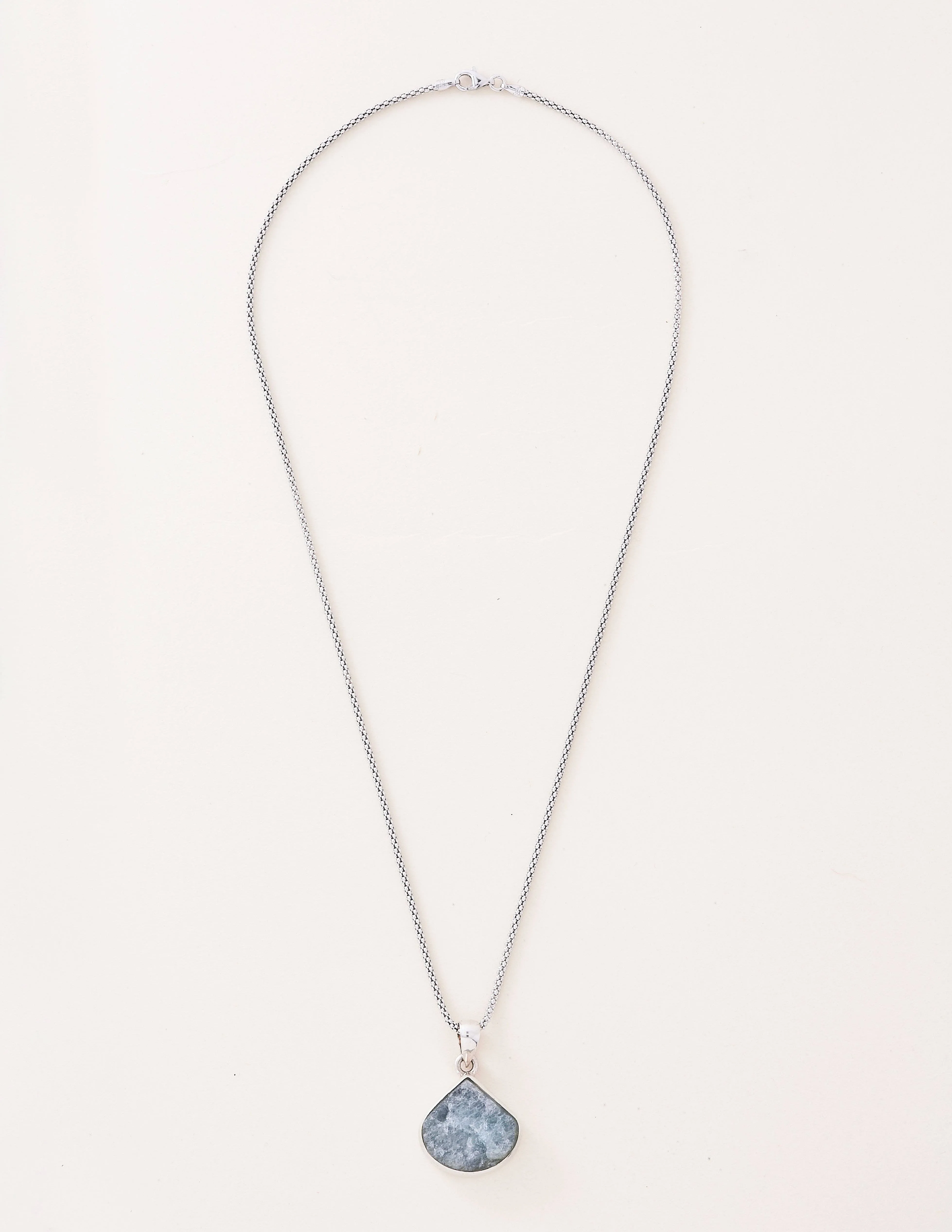 Natural Aquamarine Necklace - Free Form