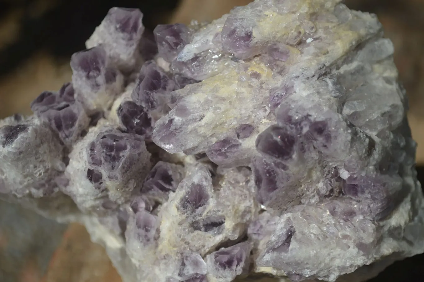 Natural Sugar Amethyst Quartz Cluster  x 1 From Zambia