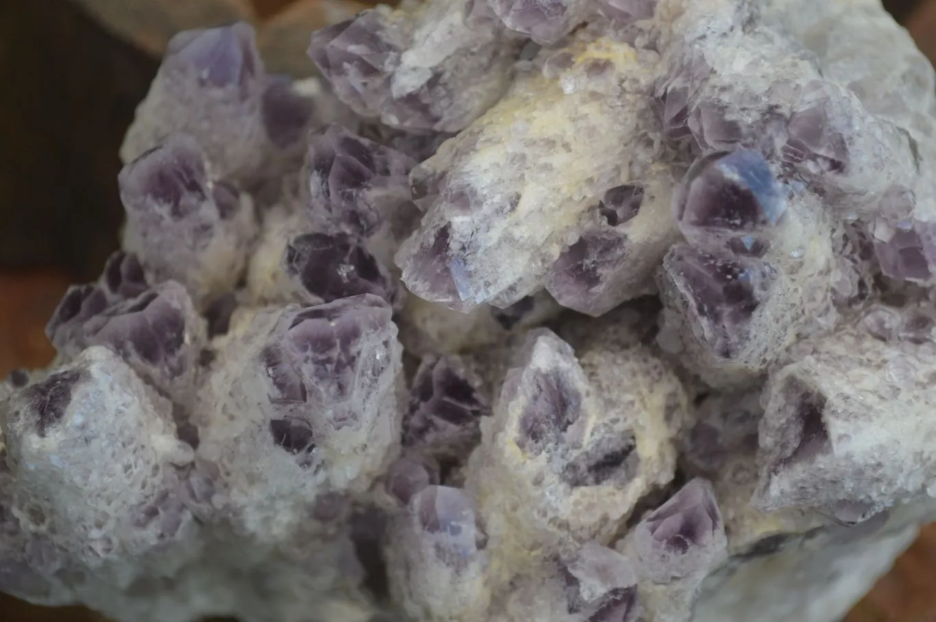 Natural Sugar Amethyst Quartz Cluster  x 1 From Zambia