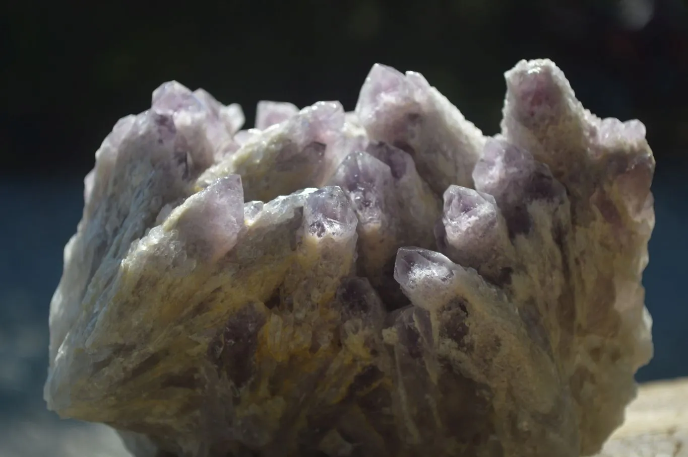 Natural Sugar Amethyst Quartz Cluster  x 1 From Zambia