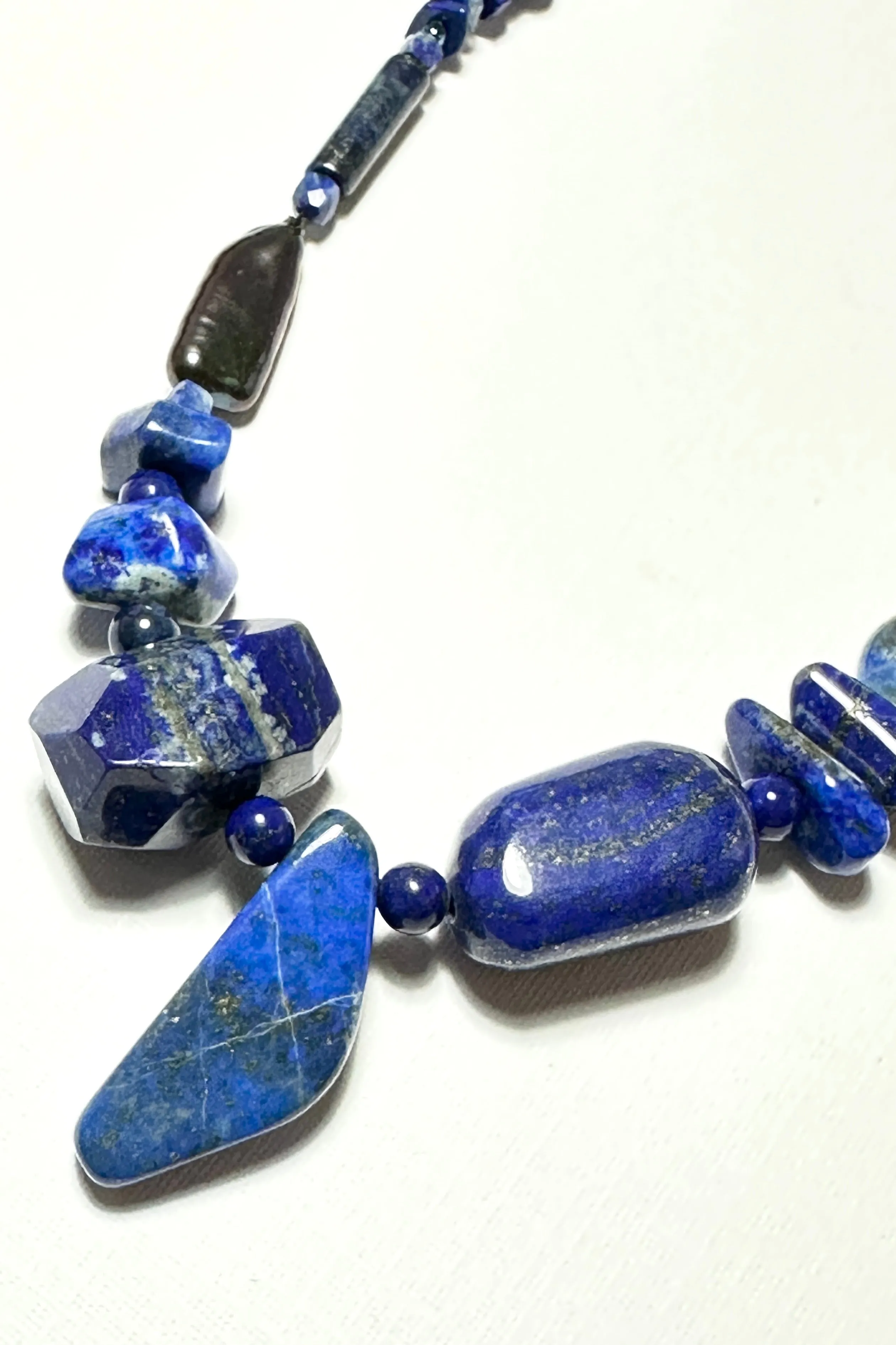 Necklace Lapis Lazuli Angles
